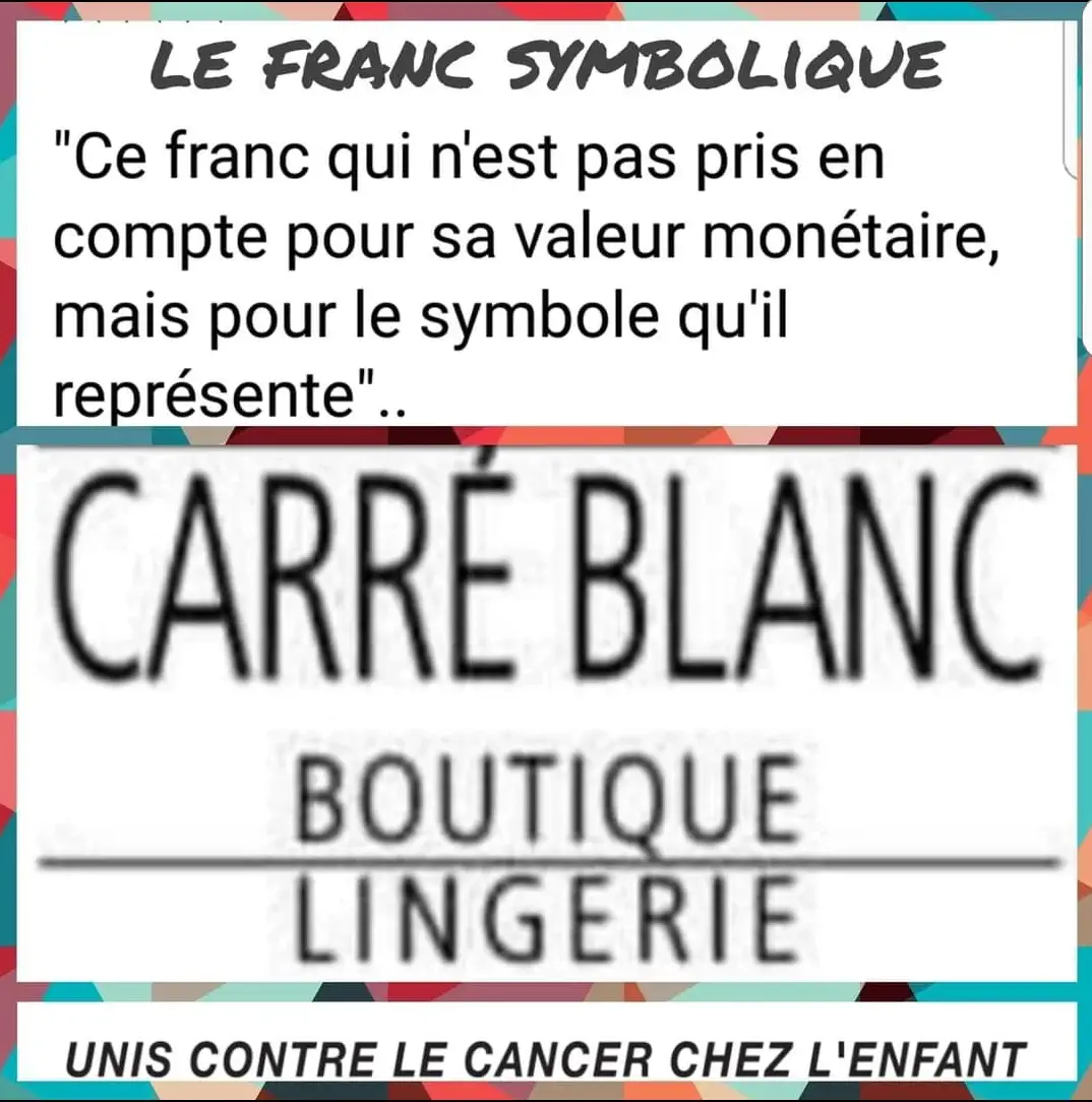 affiche Carré Blanc