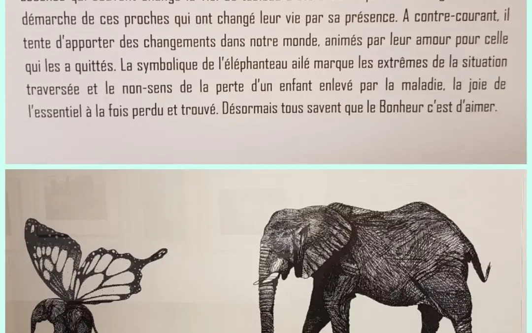 Tableau en hommage à Angeline