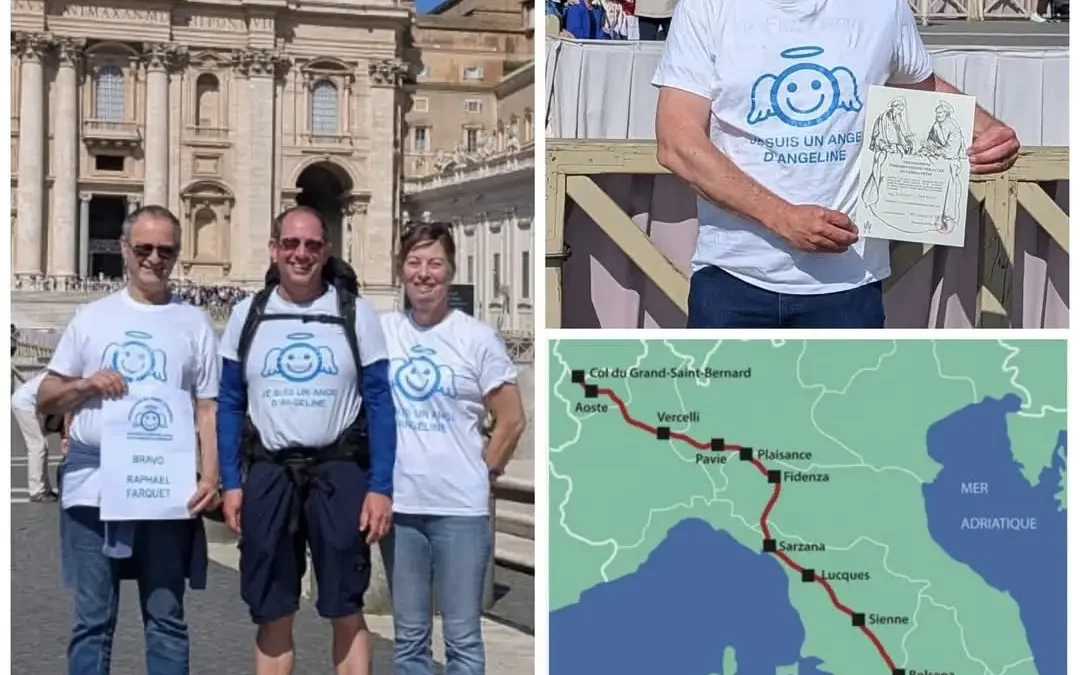 500 km à pieds pour les enfants malades du cancer 🎗