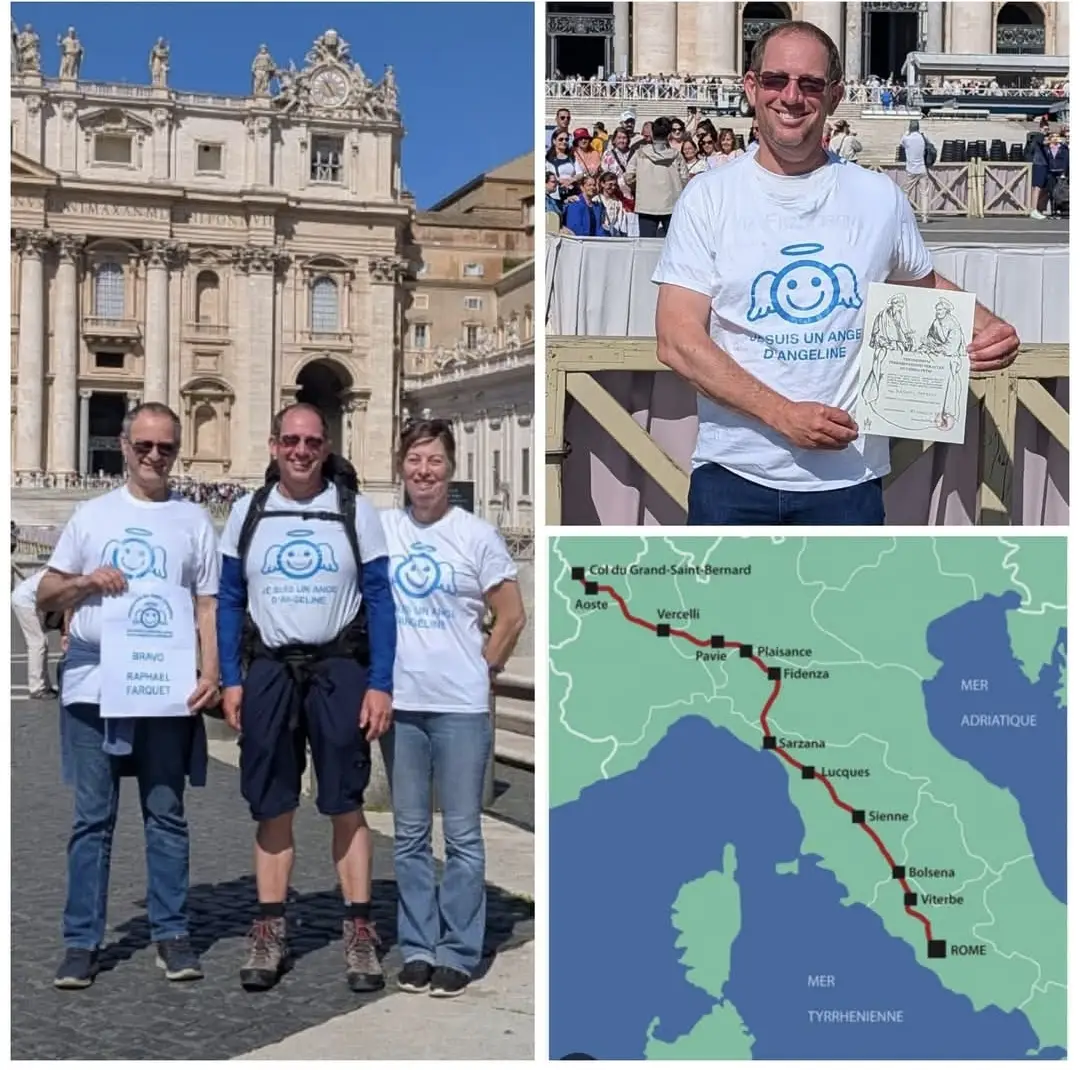 500 km à pieds pour les enfants malades du cancer 🎗